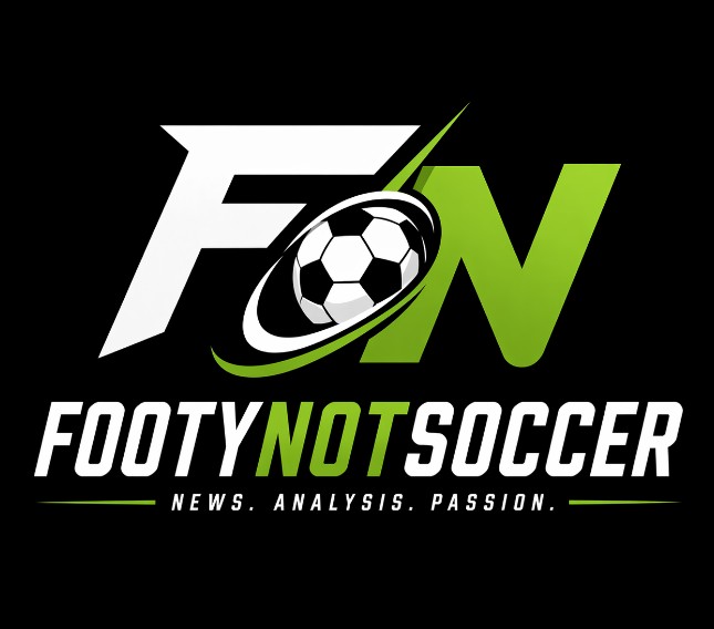 Footy Not Soccer Site Logo